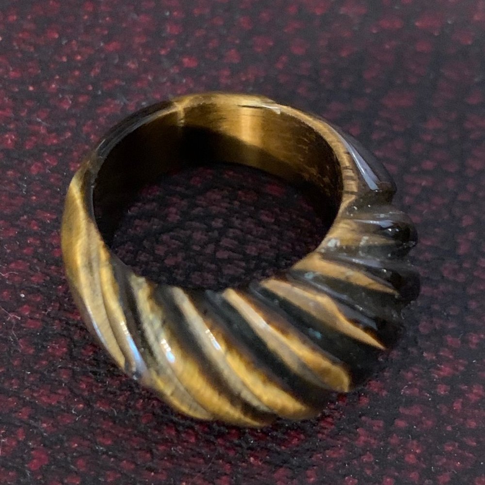 Tigers Eye Ring | Size 7.25